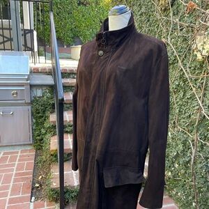 Seraphine Dark Brown Lined Field Jacket